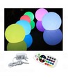 V-Tac RGB LED bol - Oplaadbaar, met afstandsbediening, Ø40 cm