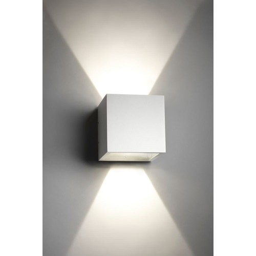5W LED wandlamp - IP65 buiten, wit, vierkant, verstelbare stralingshoek, incl. lichtbron