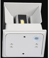 5W LED wandlamp - IP65 buiten, Rond, Wit, Verstelbare stralingshoek, Incl. lichtbron
