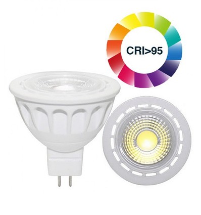GU5.3 3W dimbare LUX3 LED spot - 12V, MR16, RA 97