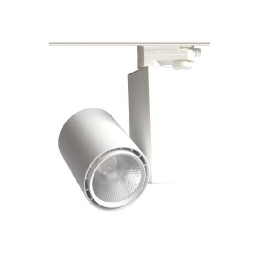 30W 1-fase railspot - 60 graden, 3000K, Citizen LED chip, 1F2W
