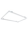 Inbouwframe voor 120x60 LED-paneel - Geschikt voor Troldtekt en gips, witte rand