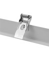 Inbouwframe voor 120x60 LED-paneel - Geschikt voor Troldtekt en gips, witte rand
