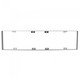Frame voor 120x30 LED-paneel - Snel te monteren, zonder zichtbare schroeven, witte rand