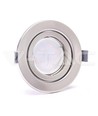 3-pack 5W inbouwspot - Stalen front, compleet met GU10-houder en LED-spot