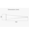 V-Tac Grondpen voor LED schijnwerper - Diameter 6 cm, Hoogte 26,5 cm