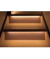 70 cm 4W Trap-aluminiumprofiel met LED-strip - 24V DC, IP65, met stekker