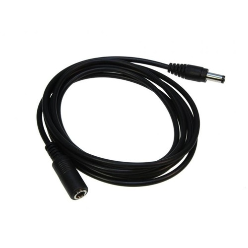 DC Verlengkabel - 1 m, voor LED-strips, 5V-24V, zwart