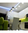 5m 9W/m spatwaterdichte LED-strip - 24V DC, IP65, 60 LED's per meter