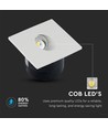 3W trapverlichting - Buitenmaat: 8x8 cm, gatmaat: 6,2x6,2 cm