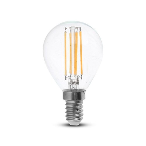 E14 4W LED kogellamp - Filament, P45