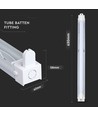 60cm T8 LED-armatuur - Voor 1x 60cm LED-buis, IP20 binnenshuis