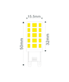 G9 3,5W LED-lamp