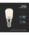 E14 2W LED koelkastlamp - ST26, filament
