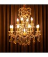 E14 4W LED-kaarslamp - Filament, rookglas, extra warm