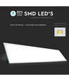 V-Tac 120x30 LED paneel - 29W, witte rand, 120lm/W