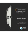 G53 AR111 inbouwspot - Wit, 17,4 x 17,4 cm