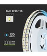 5m 20W/m LED-strip RA95 - 12V DC, IP20, hoge lumen, 120 LED's per meter