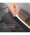 5m 20W/m LED-strip RA95 - 12V DC, IP20, hoge lumen, 120 LED's per meter