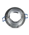 MR16 of GU10 Downlight kit - Zonder lichtbron, geborsteld aluminium, Zaagmaat: Ø7,5 cm, Afmetingen: Ø9,1 cm
