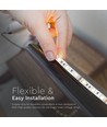 5m 7W/m RGB LED-strip - 12V DC, IP20, 60 LED's per meter