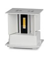5W LED wandlamp - IP65 buiten, wit, vierkant, verstelbare stralingshoek, incl. lichtbron