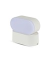 6W LED witte wandlamp - IP65 buiten, Ovaal, 350 graden draaibaar, incl. lichtbron