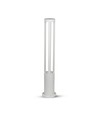 V-Tac 10W LED tuinlamp - Wit, 80 cm, IP65, 230V