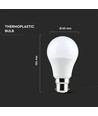 B22 9W LED-lamp