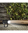 V-Tac 12W LED tuinscheenlamp - Zwart, met grondpen, IP65, 230V