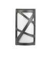 E27 Wandlamp - IP54 buiten, grijs, zonder lichtbron