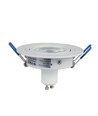 MR16 of GU10 Downlight kit, zonder lichtbron, mat wit, gatmaat: Ø7,5 cm, afmetingen: Ø9,1 cm