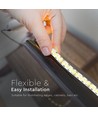 10m 18W/m LED-strip RA95 - 24V DC, IP20, Samsung LED-chips, 240 LED's per meter