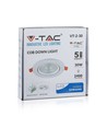 30W Ø22,5cm LED spotlight - Zaaggat: Ø19,5 cm, Afmetingen: Ø22,5 cm, 3 cm hoog, Samsung LED chip
