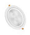 30W Ø22,5cm LED spotlight - Zaaggat: Ø19,5 cm, Afmetingen: Ø22,5 cm, 3 cm hoog, Samsung LED chip