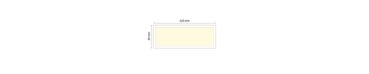 LED Panelen 120x30 cm