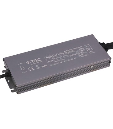 Krachtige 300W 24V DC voeding geschikt voor grotere LED-strip projecten in de keuken.