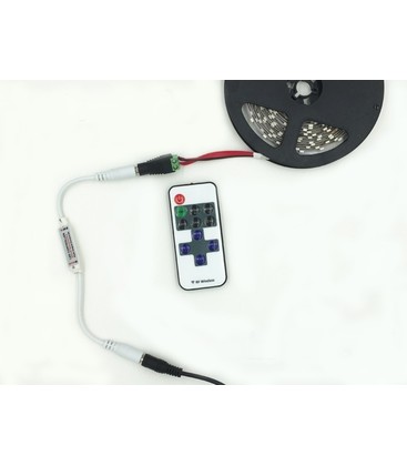 Installatie van een draadloze RF dimmer met afstandsbediening.